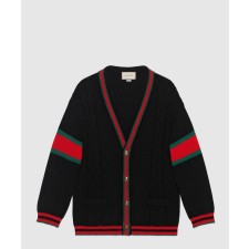 [GUCCI-구찌]오버사이즈 케이블 니트 가디건 497037