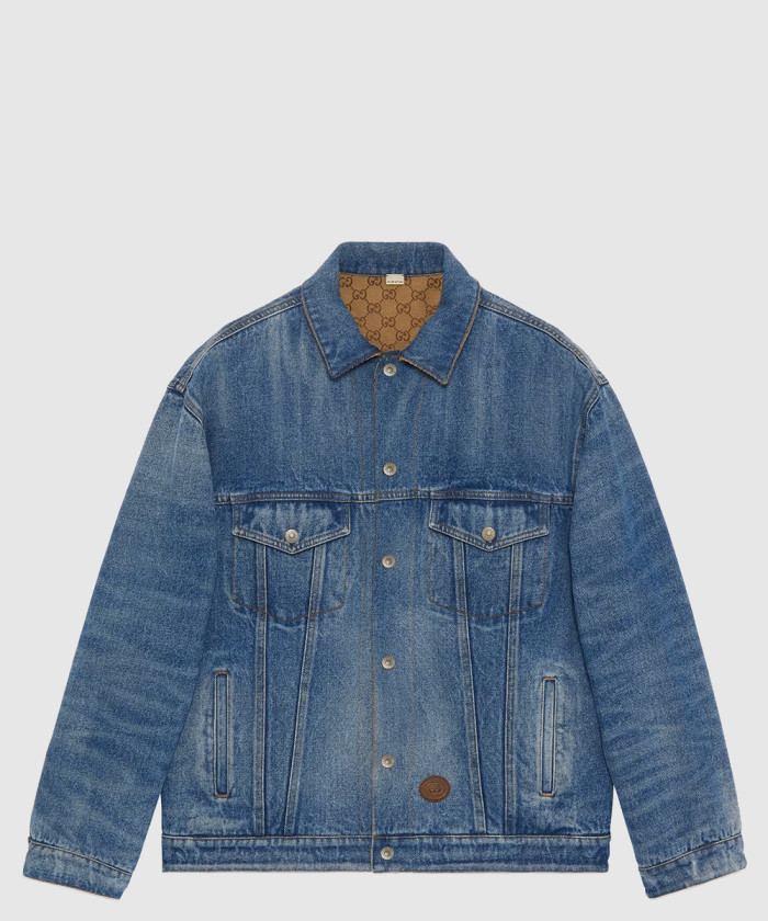 [GUCCI-구찌]리버서블 데님 재킷 730030