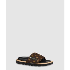 [LOUIS VUITTON-루이비통]풀 필로우 플랫 컴포트 뮬 1AAEBW