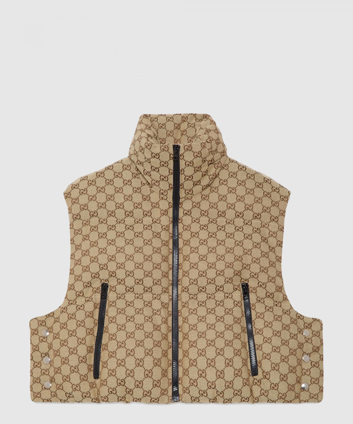 [GUCCI-구찌]퀼팅 캔버스 베스트 776838