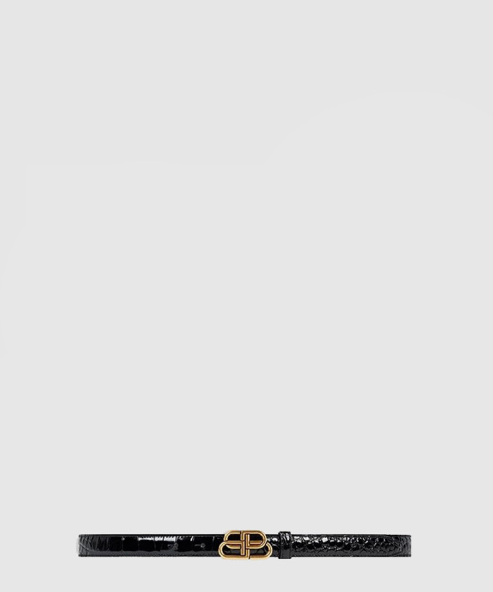 [BALENCIAGA-발렌시아가]크로커 엠보 소가죽 벨트 640450