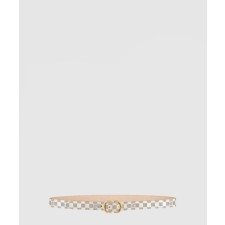 [LOUIS VUITTON-루이비통]미니 다미에 벨트 M9782U