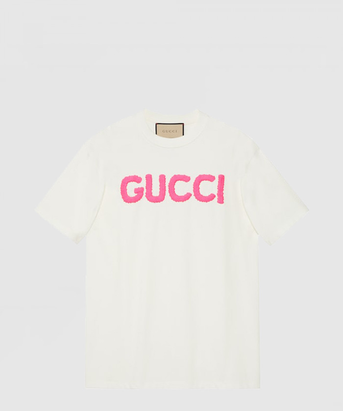 [GUCCI-구찌]니트 면 프린트 티셔츠 776596