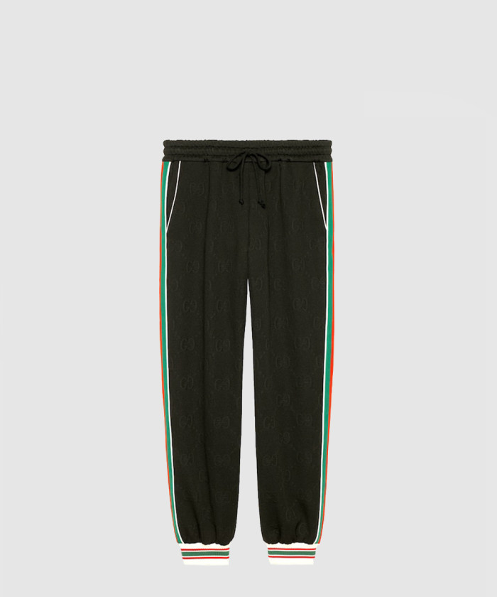 [GUCCI-구찌]GG 자카드 저지 조깅 팬츠 663569