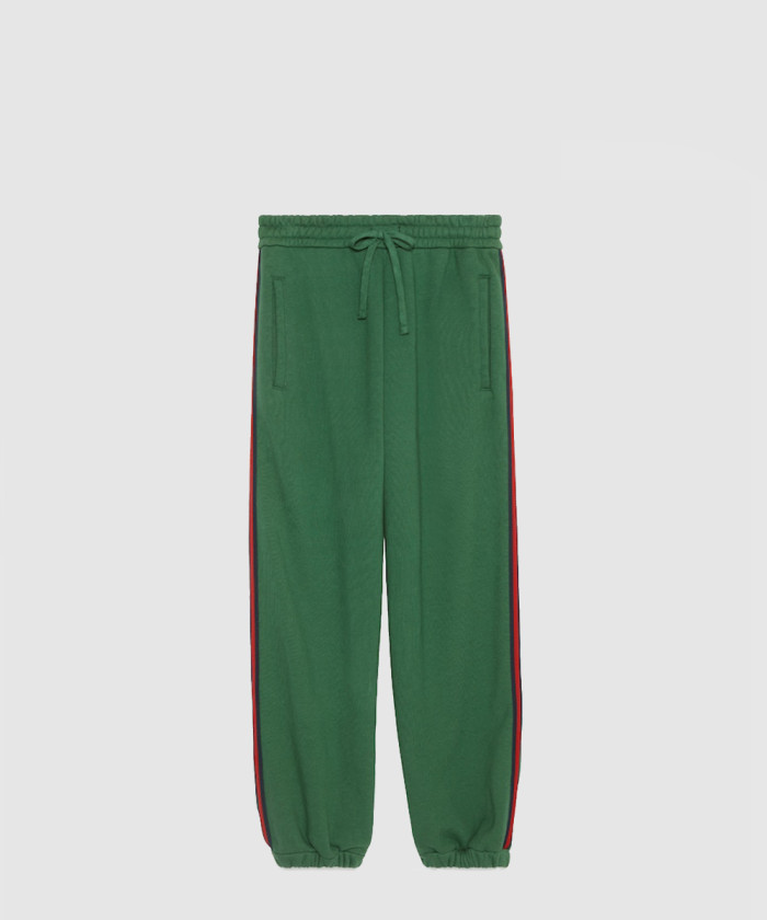 [GUCCI-구찌]코튼 저지 트랙 팬츠 768447