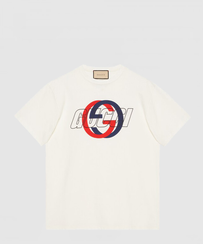 [GUCCI-구찌]니트 면 프린트 티셔츠 771758