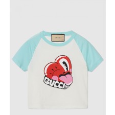 [GUCCI-구찌]니트 면 프린트 티셔츠 768183