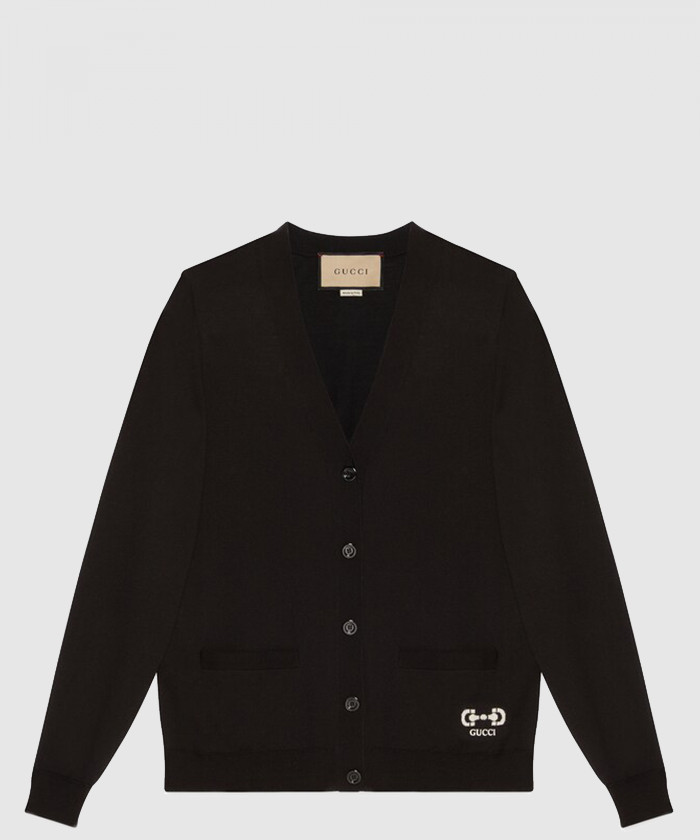 [GUCCI-구찌]자카드 홀스빗 로고 헴 가디건 731059