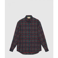[GUCCI-구찌]더블 G 타탄 코튼 셔츠 770439
