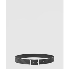 [BURBERRY-버버리]체크 패치 가죽 벨트 80649591