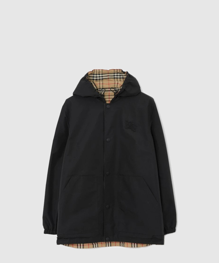 [BURBERRY-버버리]체크 나일론 리버서블 자켓 80746881