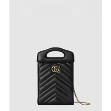 [GUCCI-구찌]GG 마몽 탑 핸들 미니백 699756