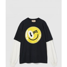 [GUCCI-구찌]니트 면 프린트 티셔츠 782061