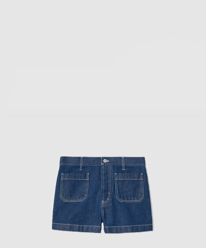 [GUCCI-구찌]프린트 데님 반바지 783933