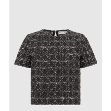 [DIOR-디올]매크로까나쥬 반소매 탑 424S3