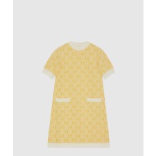 [GUCCI-구찌]GG 울 자카드 드레스 ‎773633