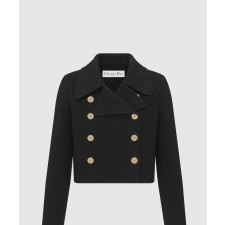 [DIOR-디올]더블 페이스 울 캐시미어 피 재킷 340C4