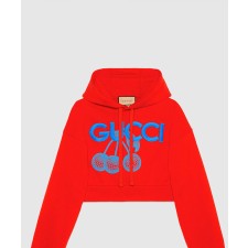 [GUCCI-구찌]코튼 저지 후드 스웨트셔츠 776910