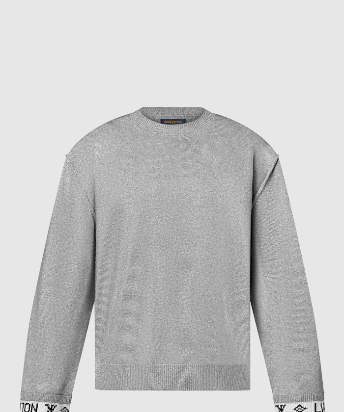 [LOUIS VUITTON-루이비통]커프스 캐시미어 크루넥 1AAU7J