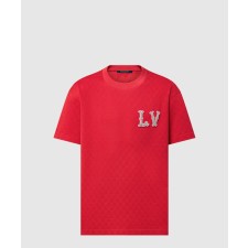 [LOUIS VUITTON-루이비통]코튼 피케 티셔츠 1AFJED