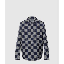 [LOUIS VUITTON-루이비통]다미에 울 오버셔츠 1AFAUP