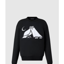 [LOUIS VUITTON-루이비통]코믹스 아울 패치 크루넥 1AB4VO