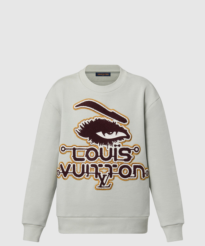 [LOUIS VUITTON-루이비통]엠브로이더드 코튼 스웨트셔츠 1ABYJU