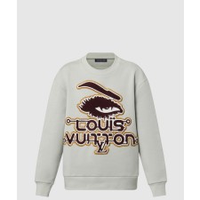 [LOUIS VUITTON-루이비통]엠브로이더드 코튼 스웨트셔츠 1ABYJU