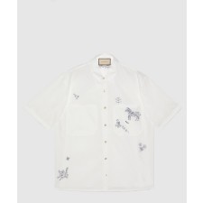 [GUCCI-구찌]블라우스 셔츠 자수 코튼 폴리에스테르 732522