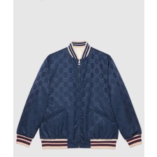 [GUCCI-구찌]나일론 캔버스 리버서블 지퍼 재킷 739810