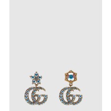 [GUCCI-구찌]크리스털 더블 G 귀걸이 753887
