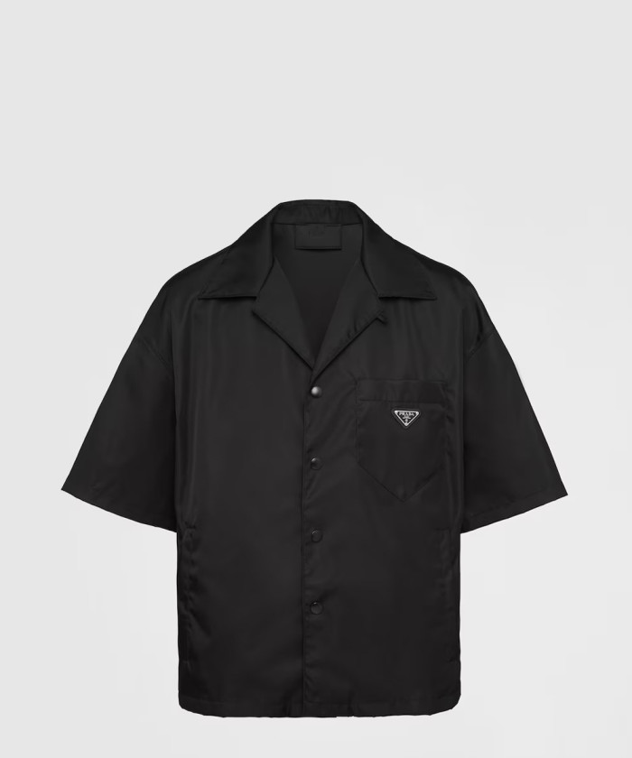 [PRADA-프라다]리나일론 쇼트 슬리브 셔츠 SC4491