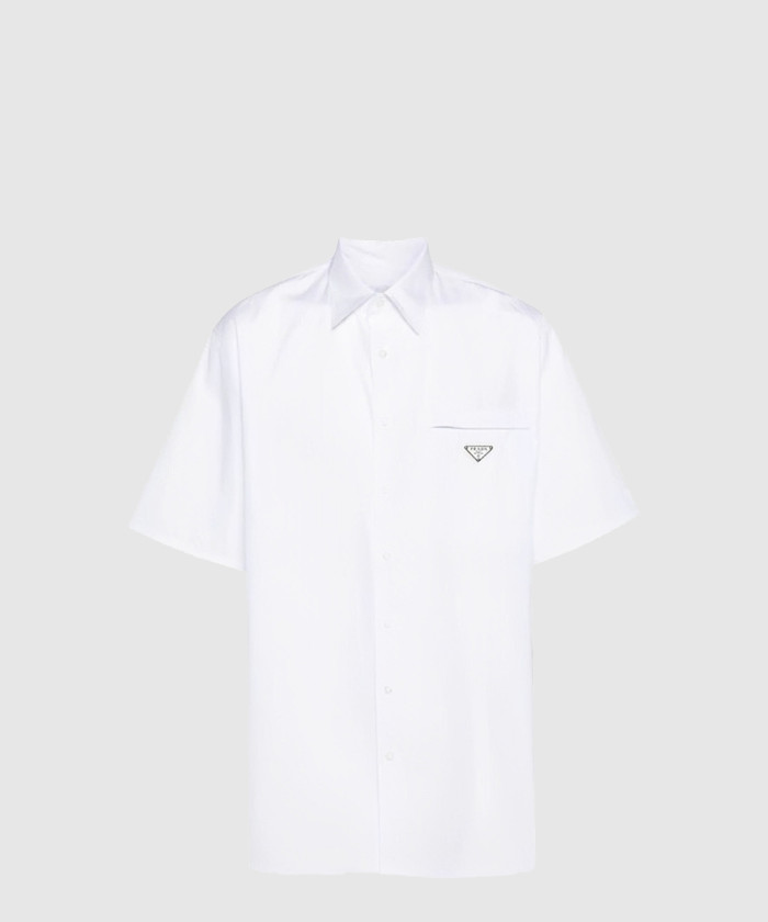 [PRADA-프라다]포플린 반팔 셔츠 UCS503