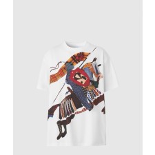[BURBERRY-버버리]엠블럼 오버사이즈 티셔츠 80649521