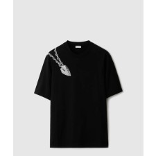 [BURBERRY-버버리]쉴드 하드웨어 코튼 티셔츠 80881771