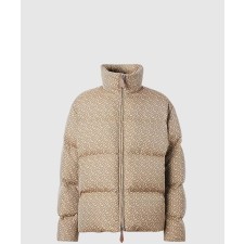 [BURBERRY-버버리]모노그램 모티프 자카드 구스 다운 패딩 80585421