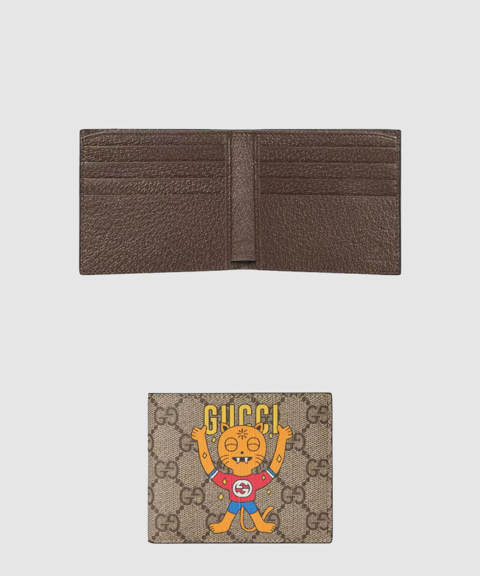 [GUCCI-구찌]GG 수프림 반지갑 ‎451268