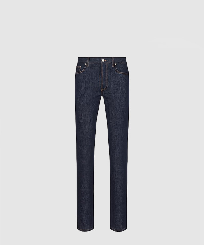 [DIOR-디올]오블리크 롱 슬림 진 코튼 데님 로우 193DS