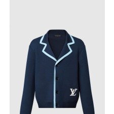 [LOUIS VUITTON-루이비통]시그니처 니티드 울 블루종 1AFPXI