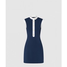 [LOUIS VUITTON-루이비통]테크니컬 저지 세일러 스타일 드레스 1AFLDW