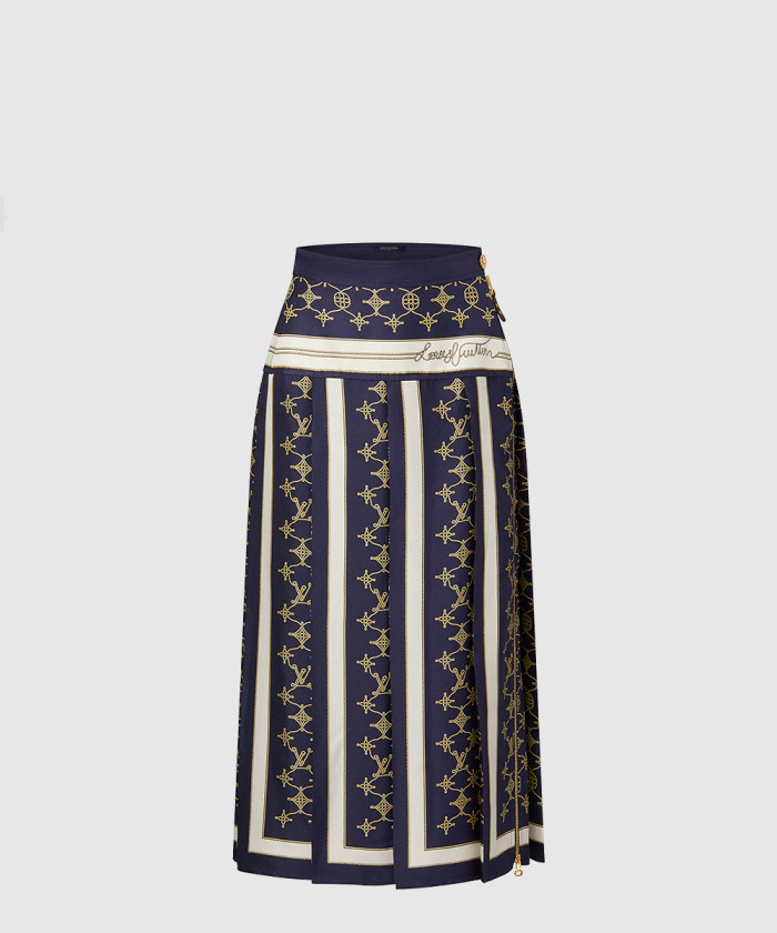 [LOUIS VUITTON-루이비통]노티컬 모노그램 미드랭스 스커트 1AFMYU