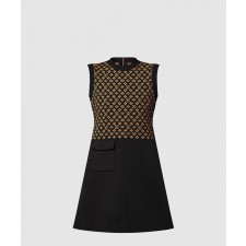 [LOUIS VUITTON-루이비통]모노그램 자카드 니트 드레스 1ABYKJ