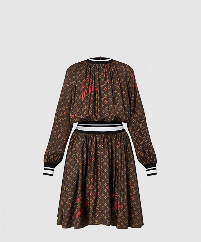 [LOUIS VUITTON-루이비통]실크 드레스 1A99JA