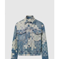 [LOUIS VUITTON-루이비통]다미에 클래식 데님 재킷 1AFHUU