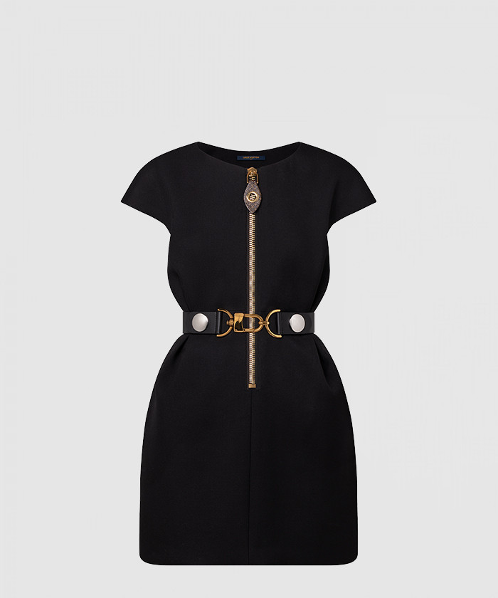 [LOUIS VUITTON-루이비통]디테일 캡 슬리브 드레스 1ABQRA