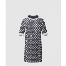 [LOUIS VUITTON-루이비통]모노그램 자카드 니트 드레스 1AAYT9