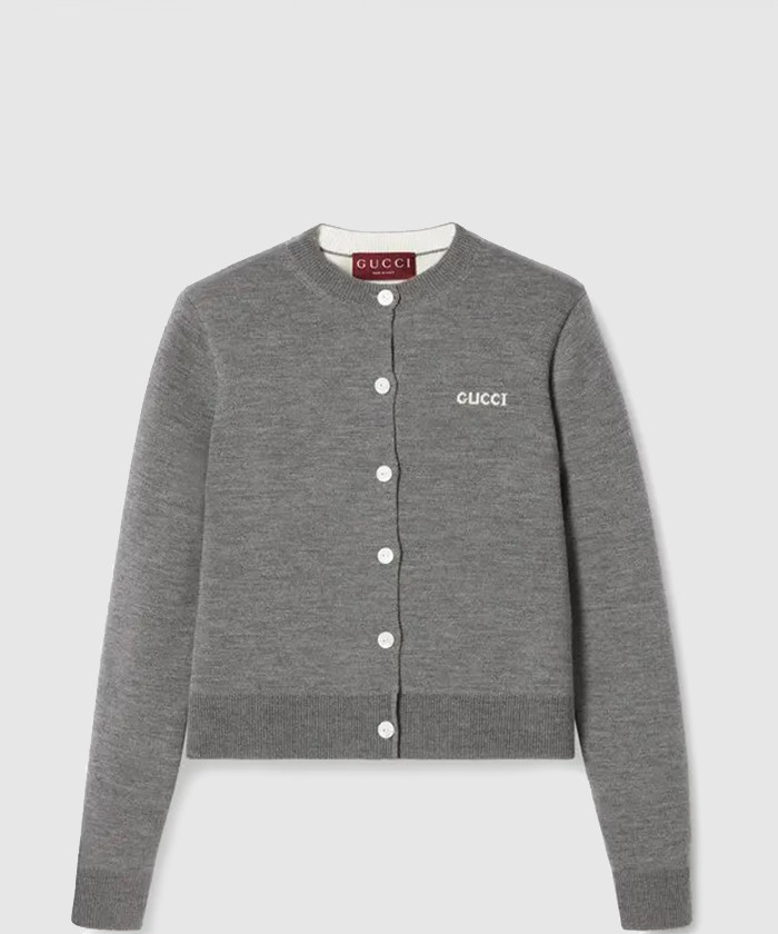 [GUCCI-구찌]울 자카드 가디건 789673