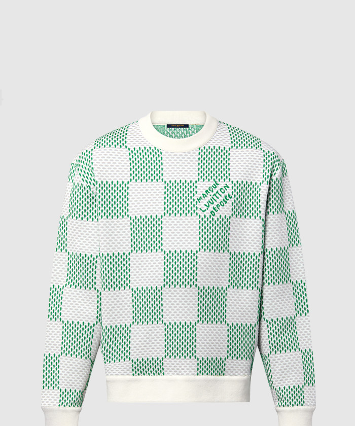 [LOUIS VUITTON-루이비통]다미에 코튼 스웨트셔츠 1AFJHF