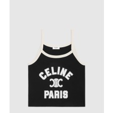 [CELINE-셀린느]탱크 탑 코튼 저지 2X89D5
