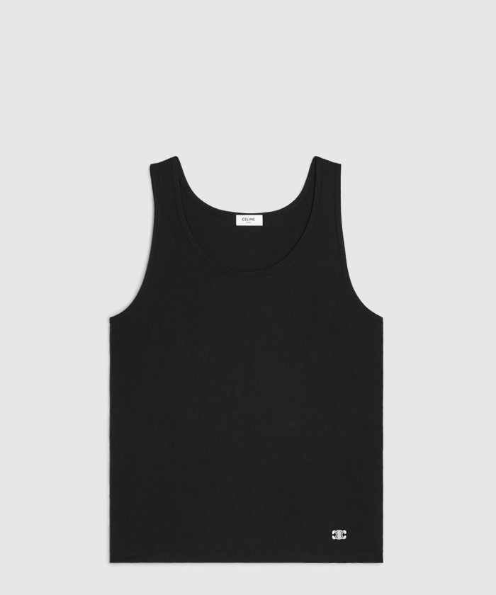 [CELINE-셀린느]트리오페 슬리브리스 티셔츠 2X3653